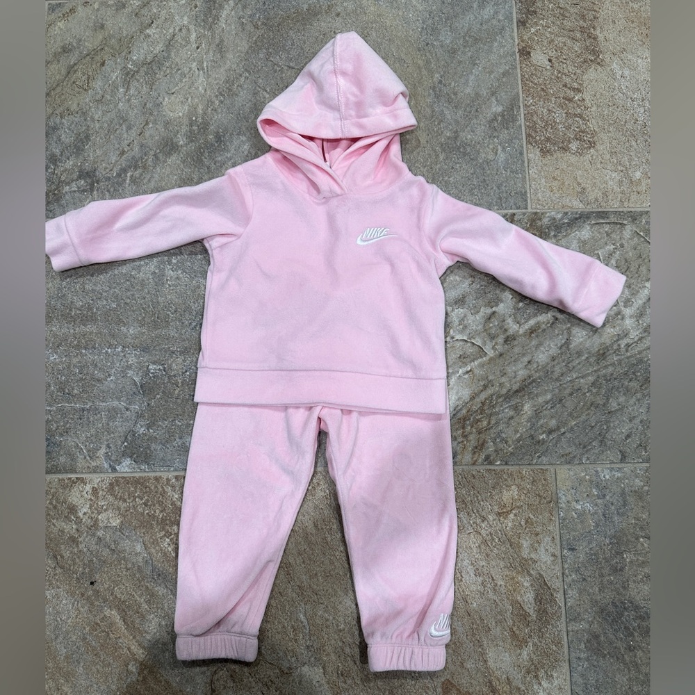 Nike Light Pink Toddler Tracksuit